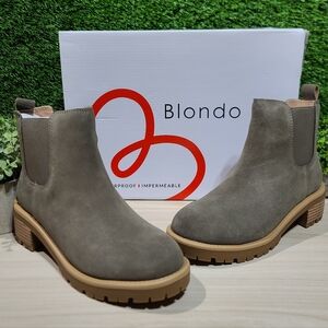 Blondo waterproof Chelsea Boot Dark Taupe, 7 NEW